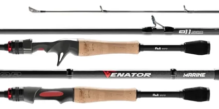 Vara Marine Sports Venator VNT-601MF para carretilha, inteiriça