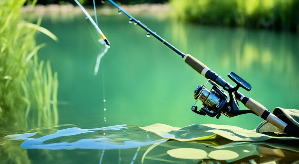 Proteção do molinete durante a pescaria