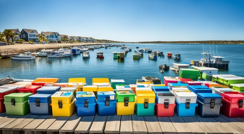 variedade de caixas de pesca variedade de caixas de pesca